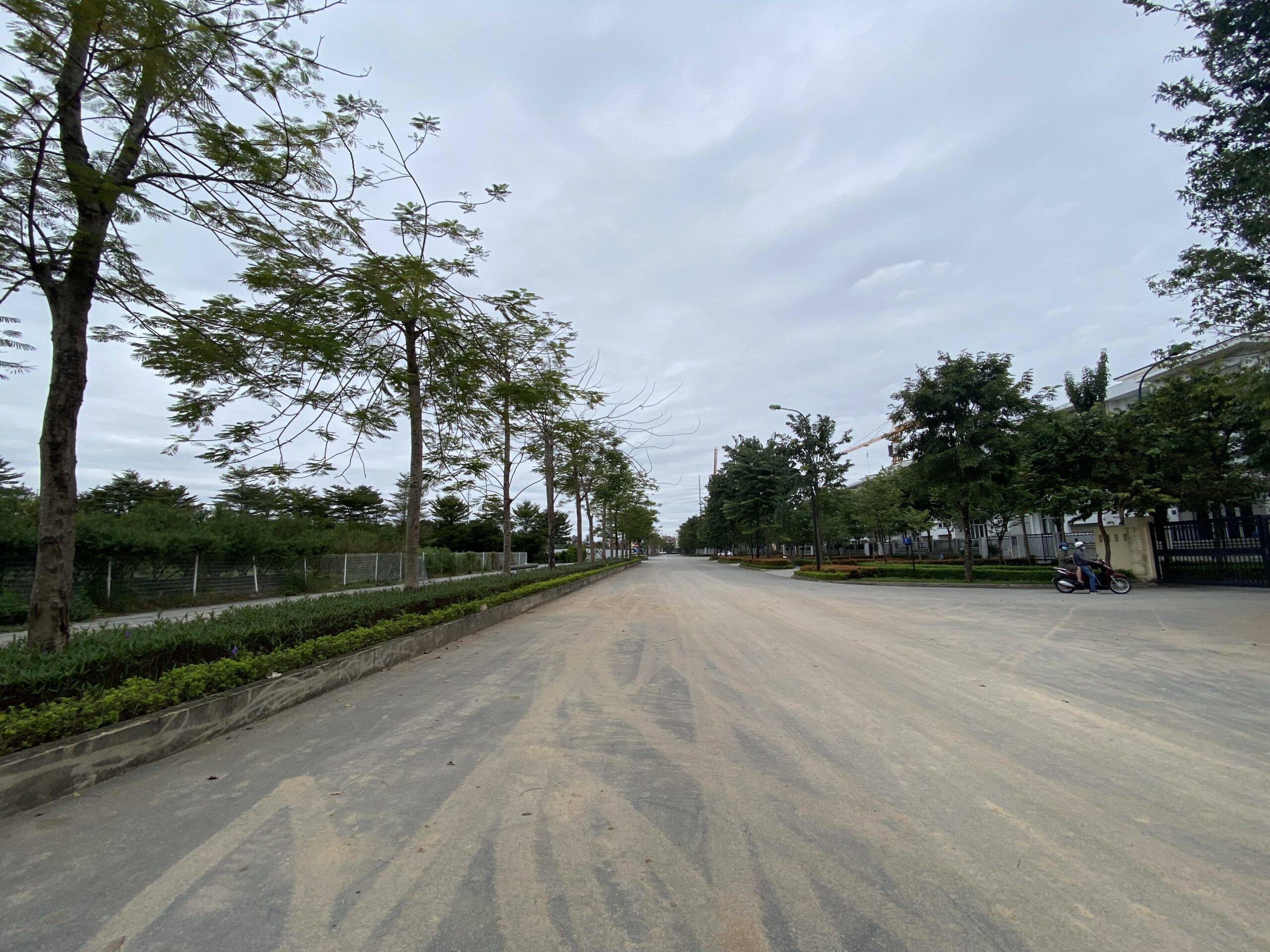 Đường Nguyễn Văn Huyên cổng chính đường 40m